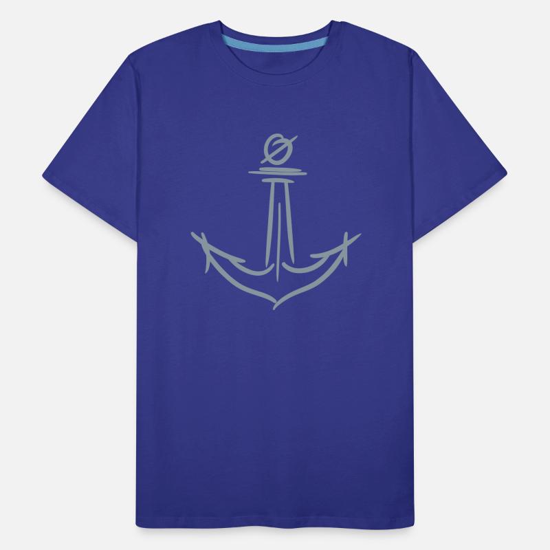 Anchor drawing, hand drawn. Maritime symbols.