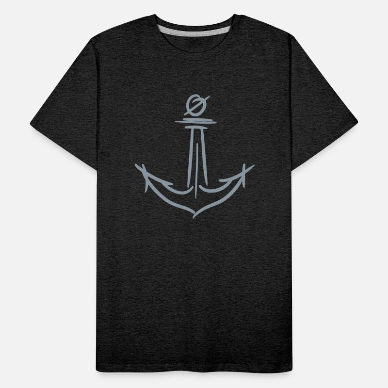 Anchor drawing, hand drawn. Maritime symbols.