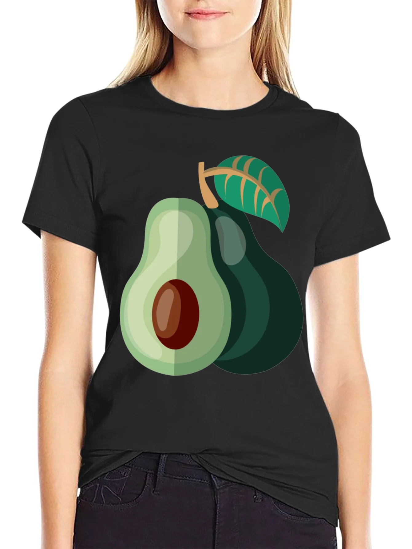 Avocado Graphic Tee - Trendy & Comfortable