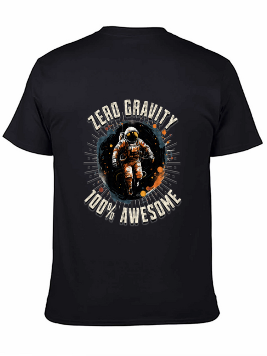 Zero Gravity Awesome Astronaut Graphic T-Shirt