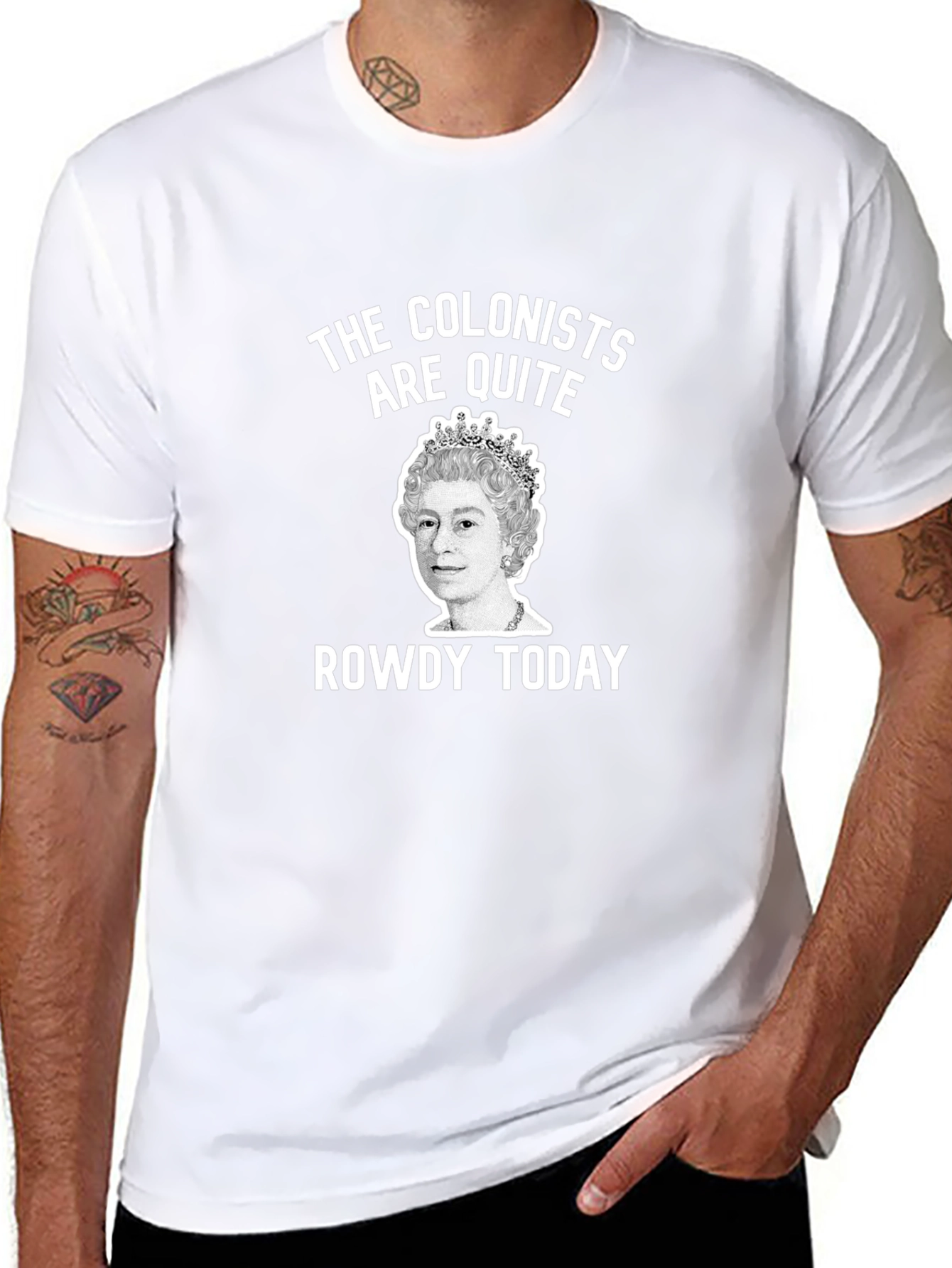 Rowdy Colonists Queen Elizabeth T-Shirt