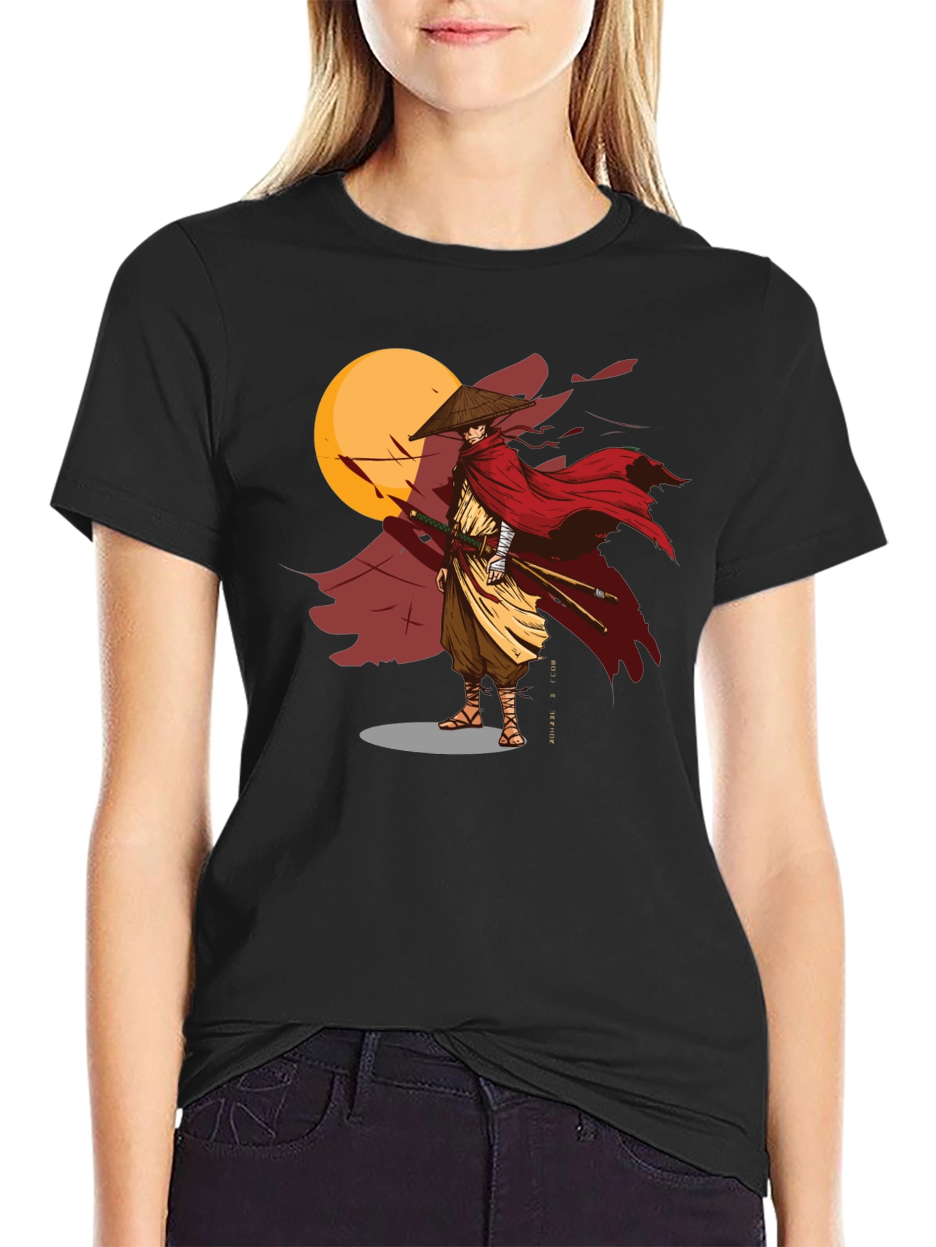 Samurai Warrior Graphic T-Shirt