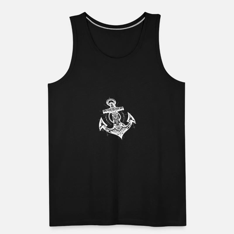 Artful Anchor In Elegant Tattoo Style