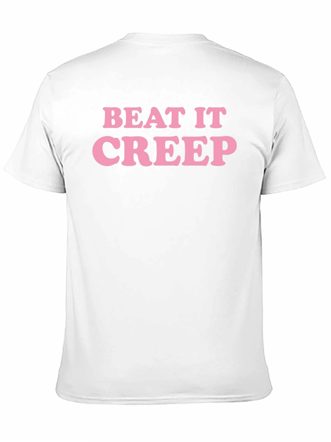 Beat It Creep Graphic Tee - Trendy Slogan T-Shirt