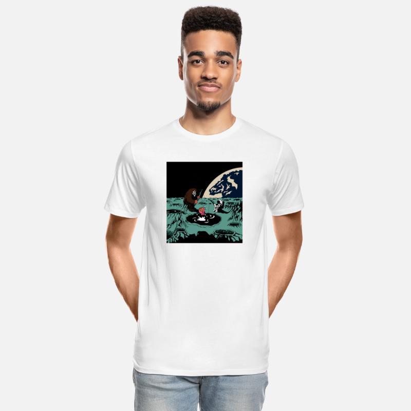 astronaut fishing on the moon other bizarre beings