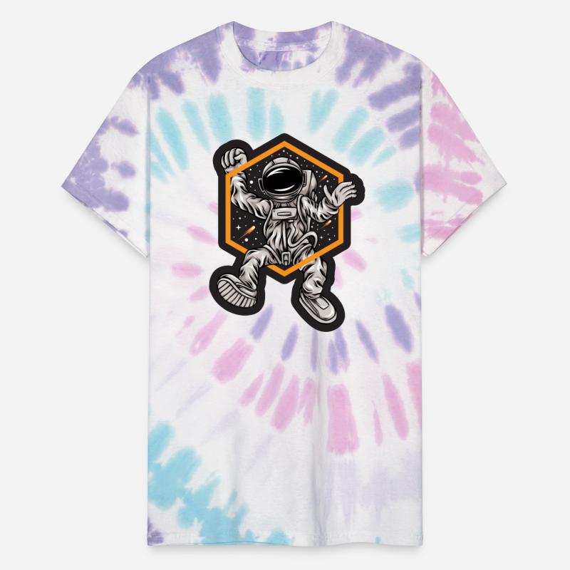 Astronaut. Happy Astronaut. Cosmos. Planets. Space