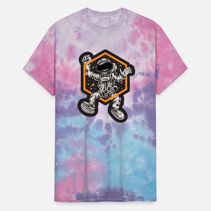 Astronaut. Happy Astronaut. Cosmos. Planets. Space