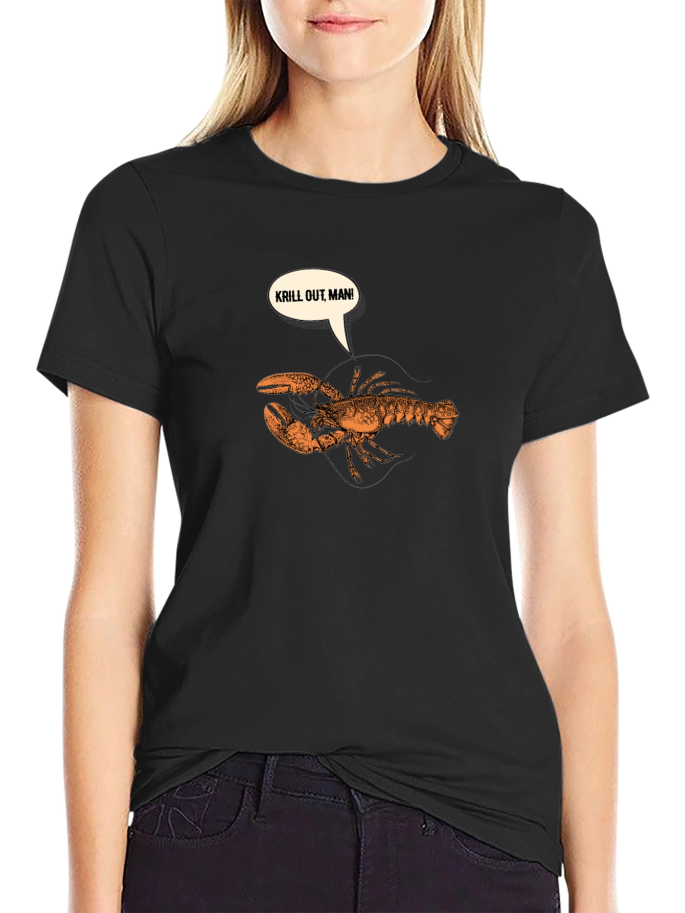 Krill Out Man! Lobster Graphic Tee