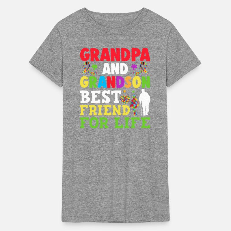 Autism Awareness Grandpa Grandson Best Friend for