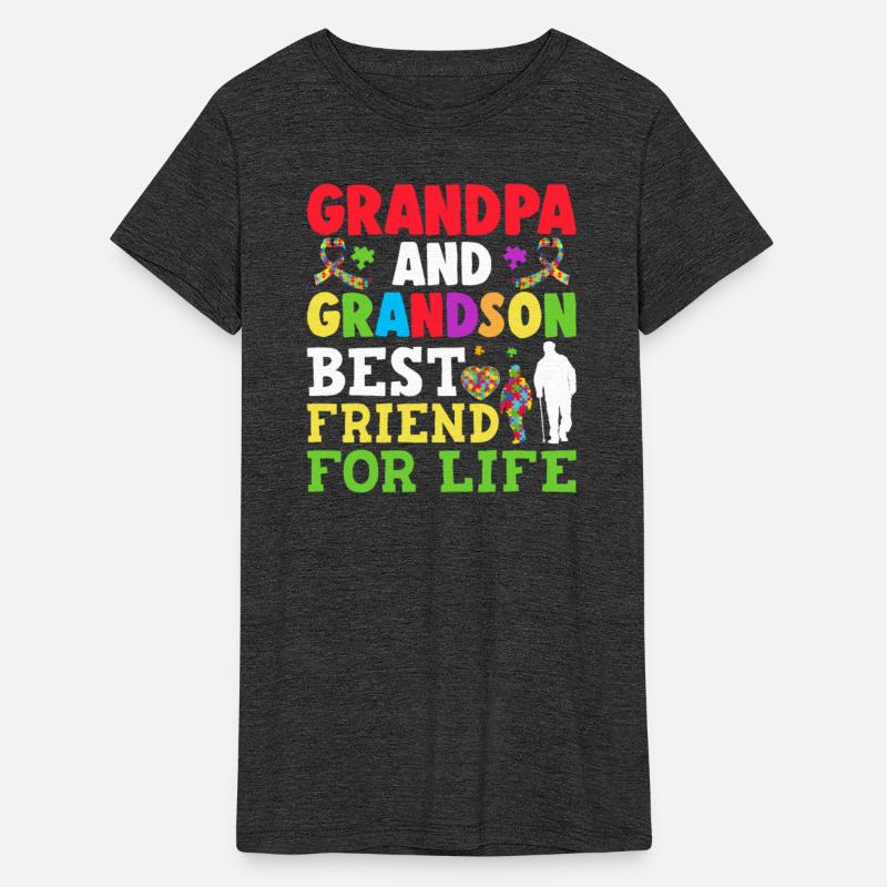 Autism Awareness Grandpa Grandson Best Friend for