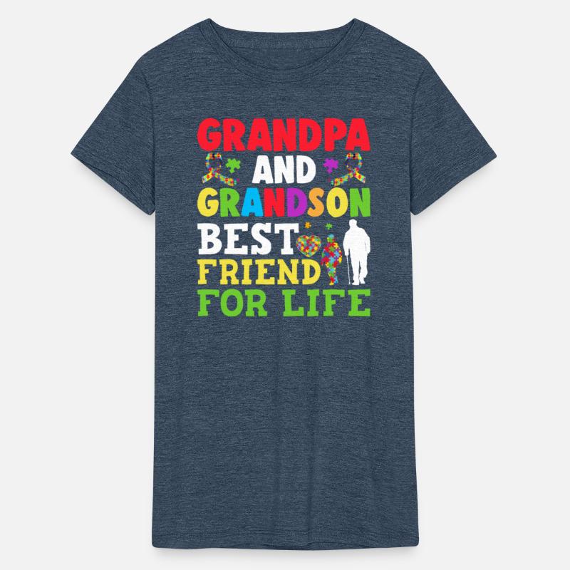Autism Awareness Grandpa Grandson Best Friend for