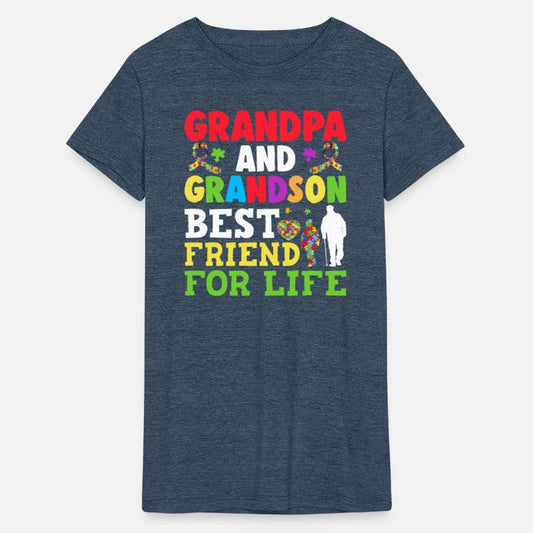 Autism Awareness Grandpa Grandson Best Friend for