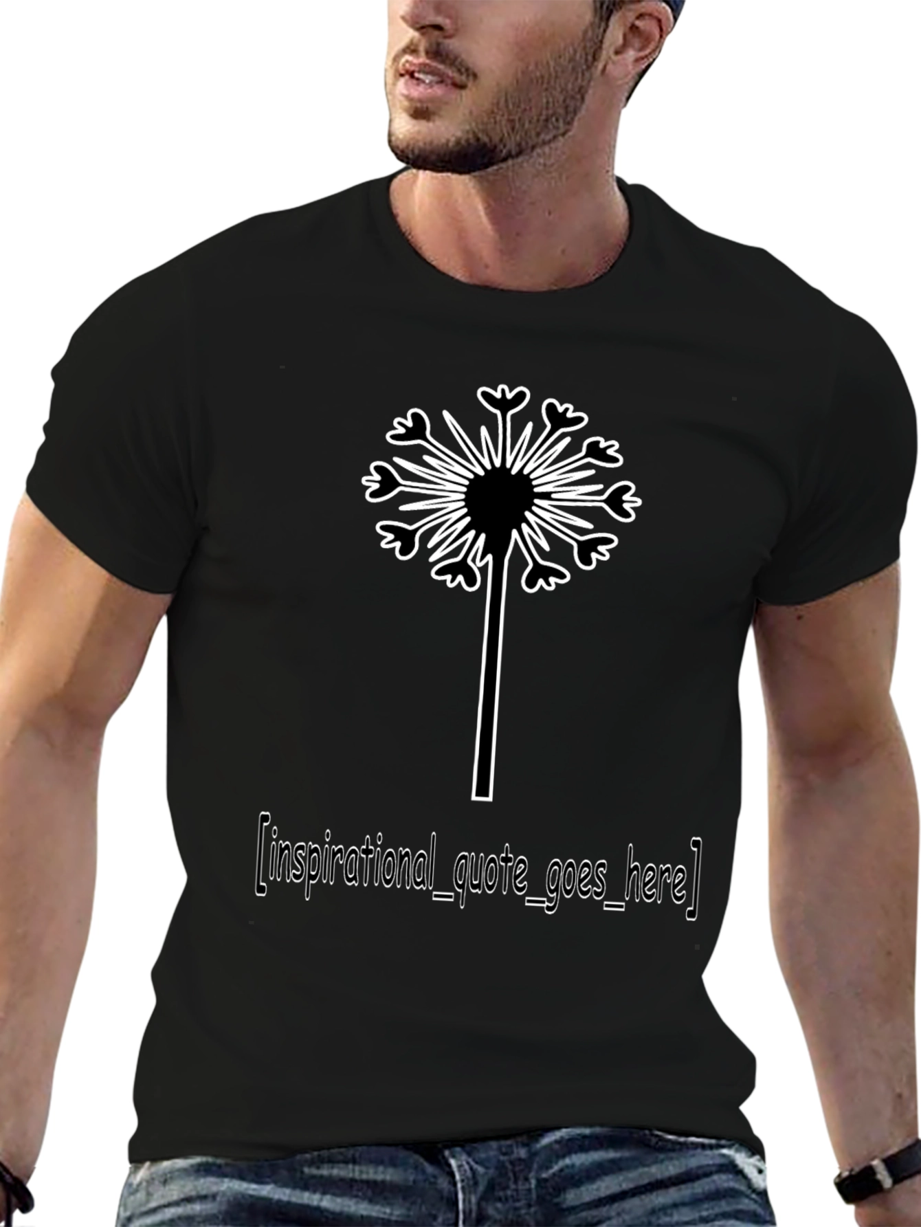 Dandelion Inspirational Quote T-Shirt