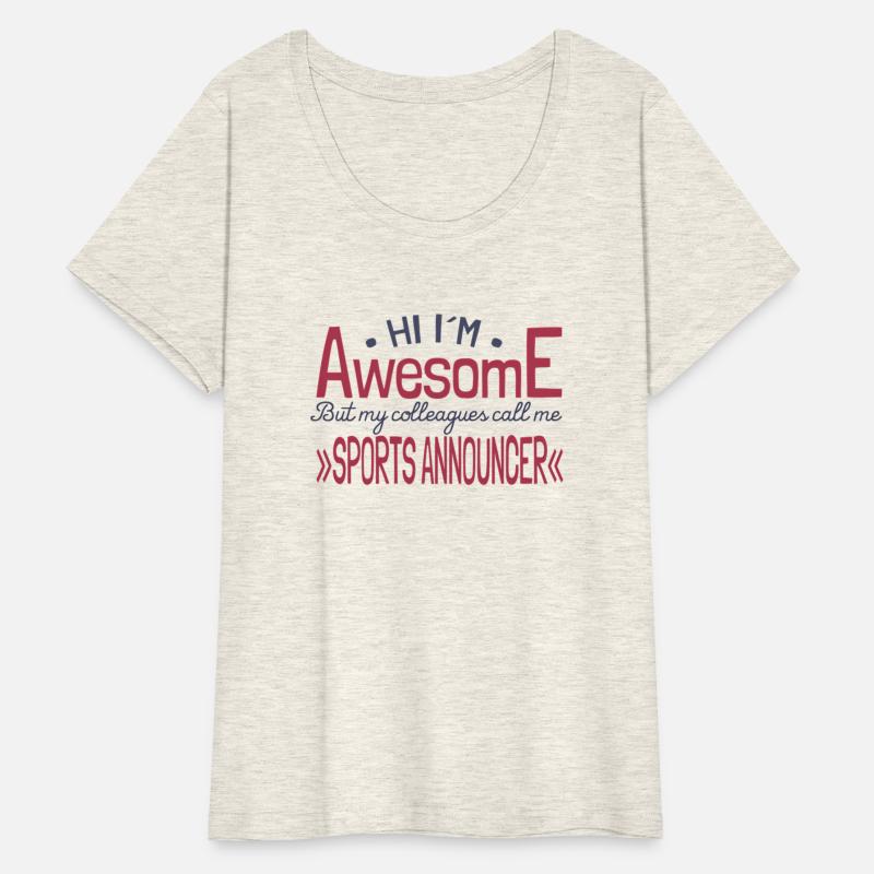 Awesome Sports Announcer Job Coworker