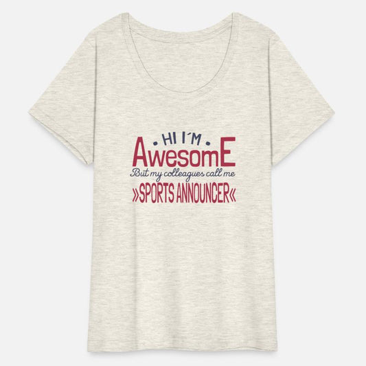 Awesome Sports Announcer Job Coworker