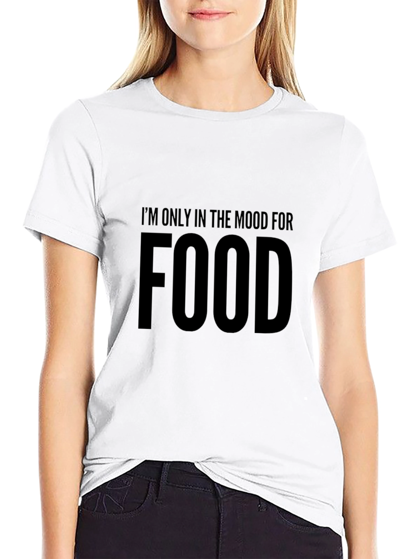 Food Mood Black Graphic Tee - Casual Menswear