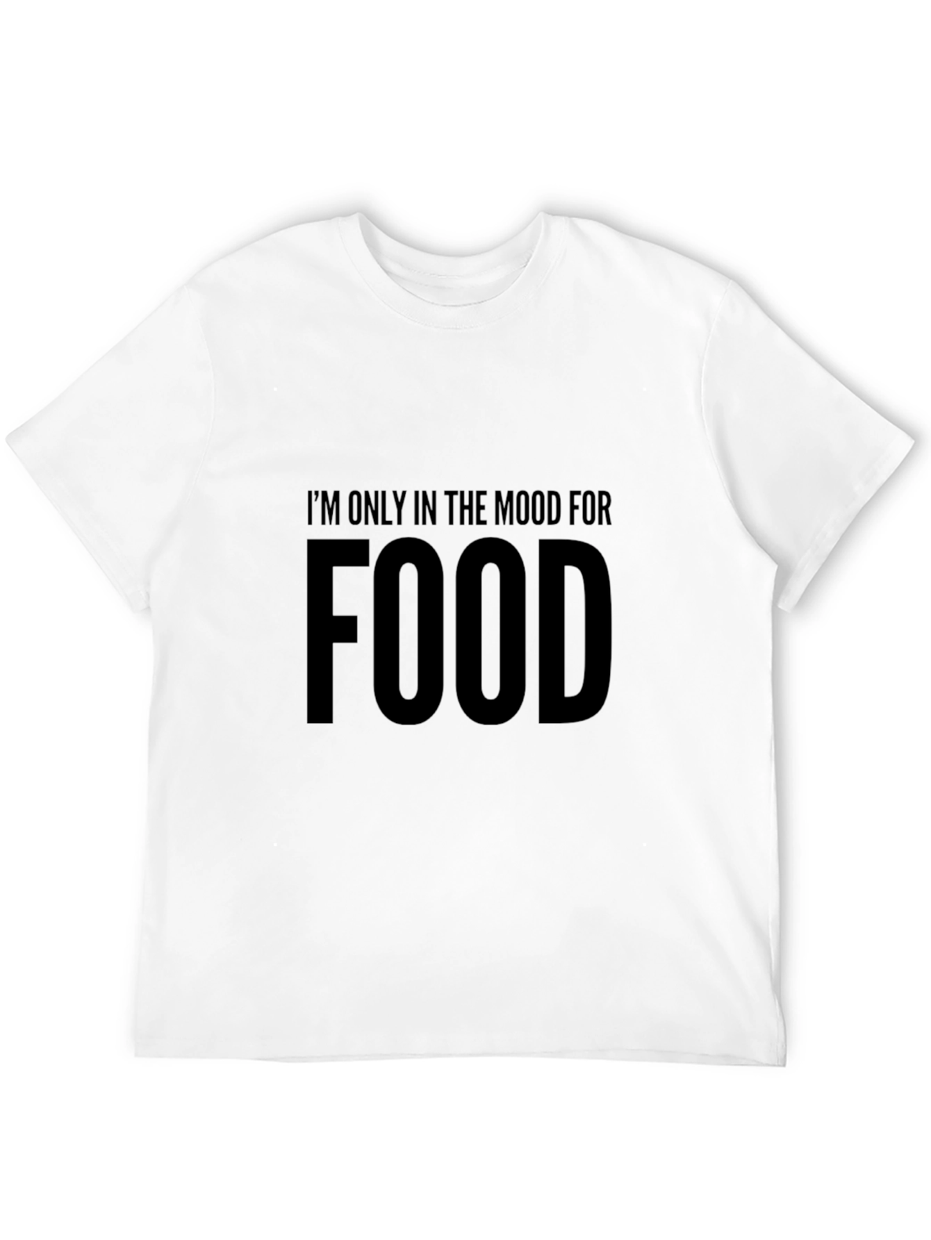 Food Mood Black Graphic Tee - Casual Menswear