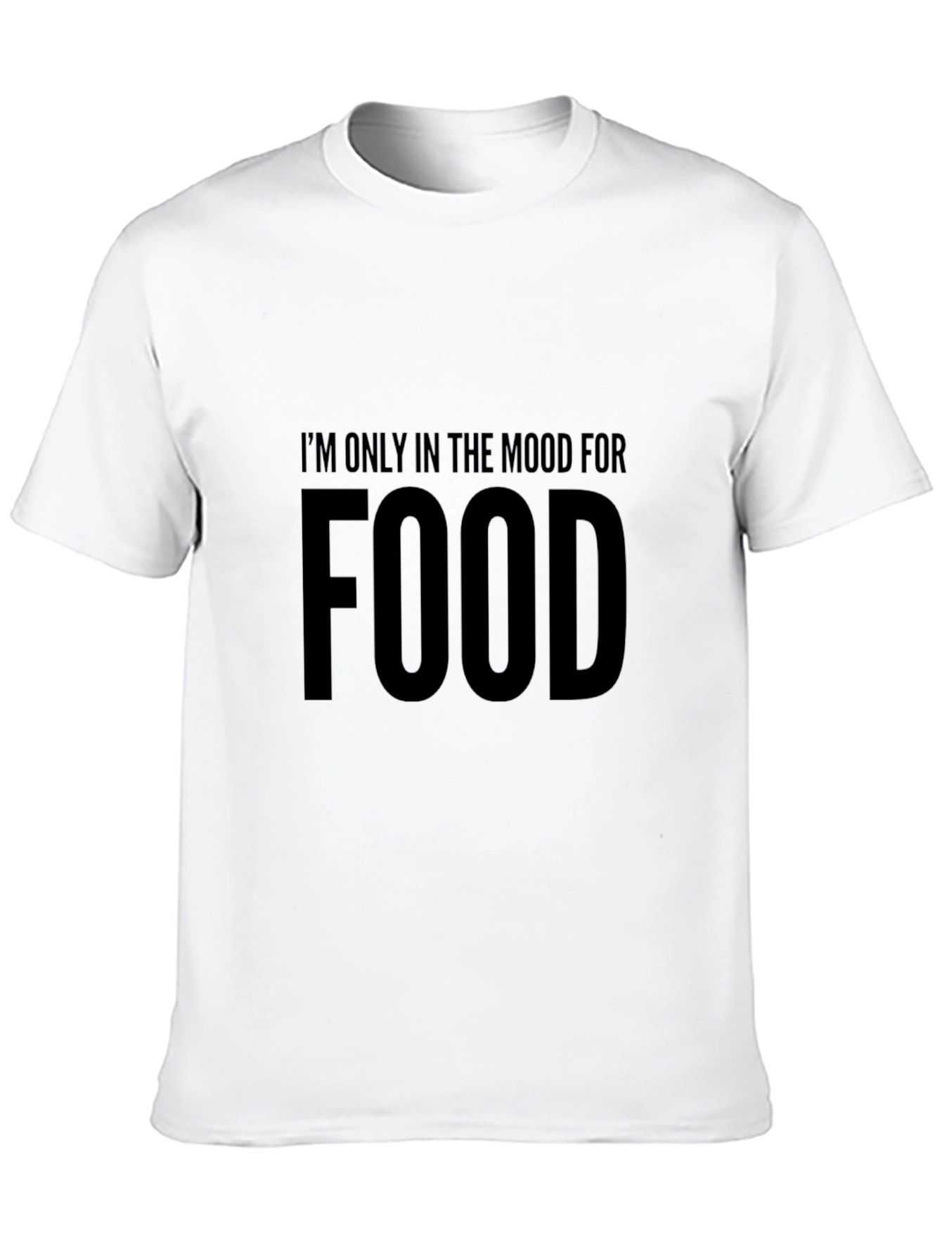 Food Mood Black Graphic Tee - Casual Menswear