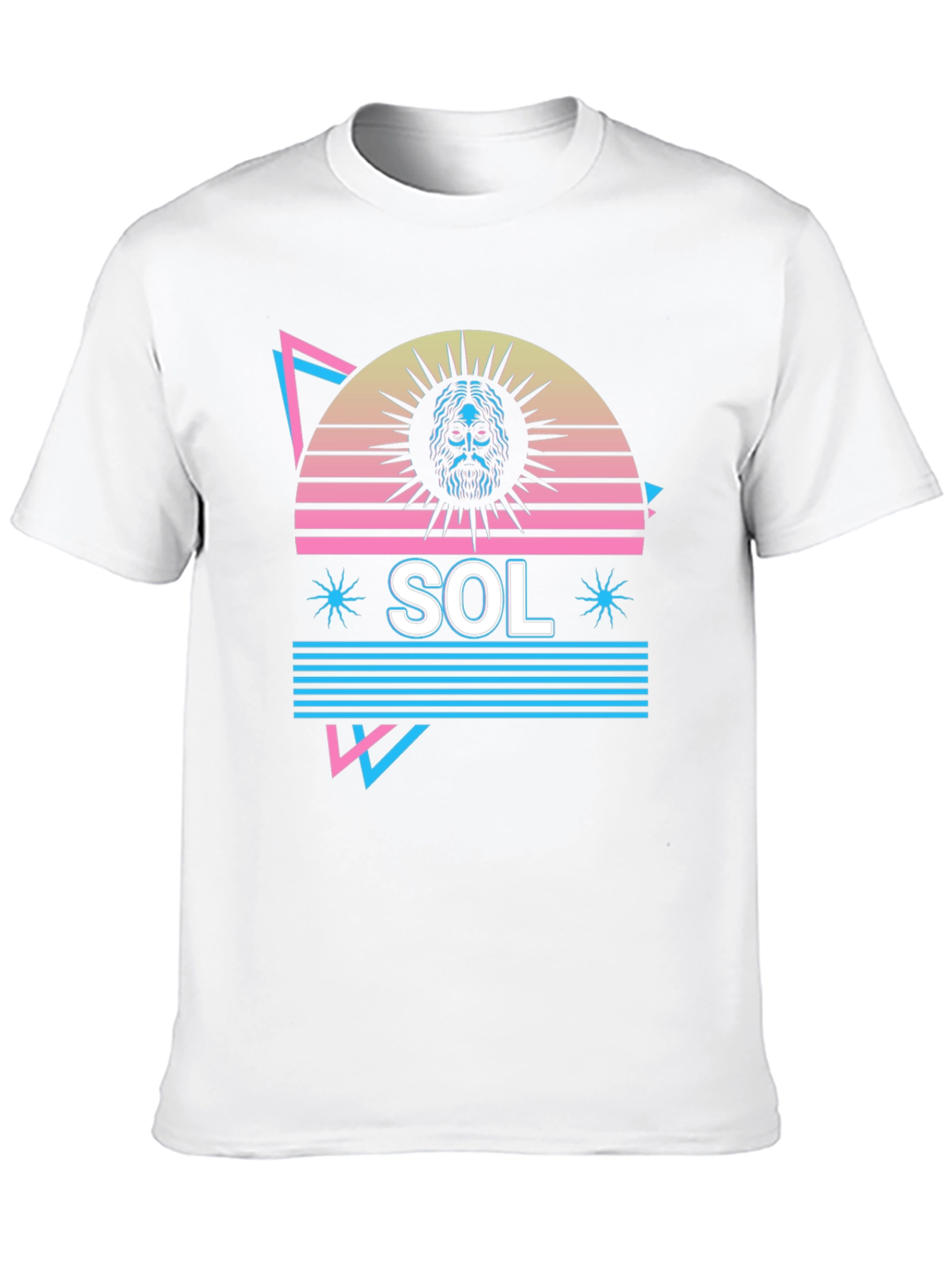 Retro SOL Graphic Tee - Black T-Shirt