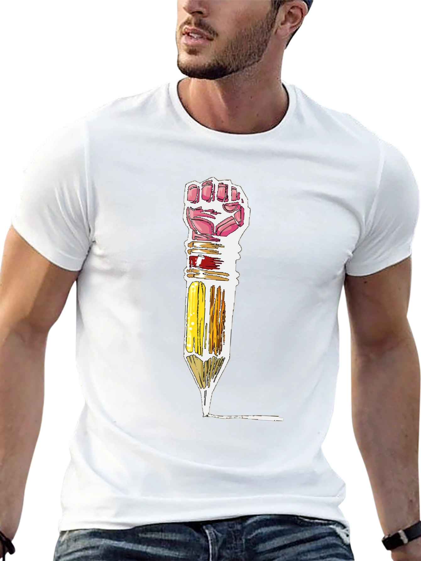 Pencil Fist Power Tee - Art & Activism