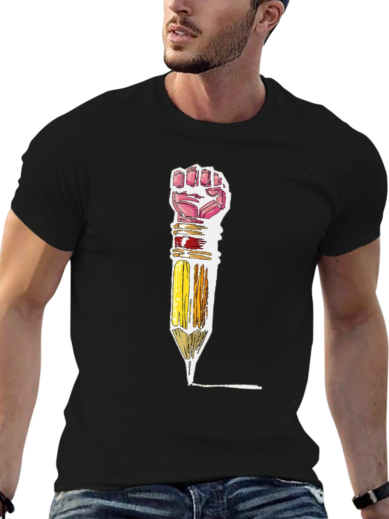 Pencil Fist Power Tee - Art & Activism