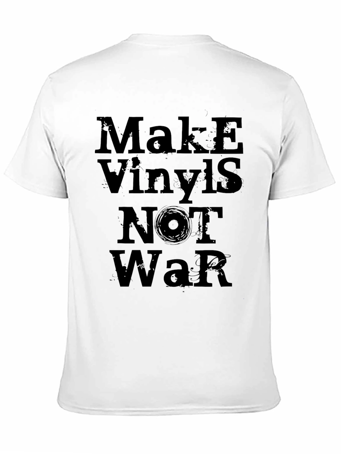 Make Vinyls Not War Graphic T-Shirt