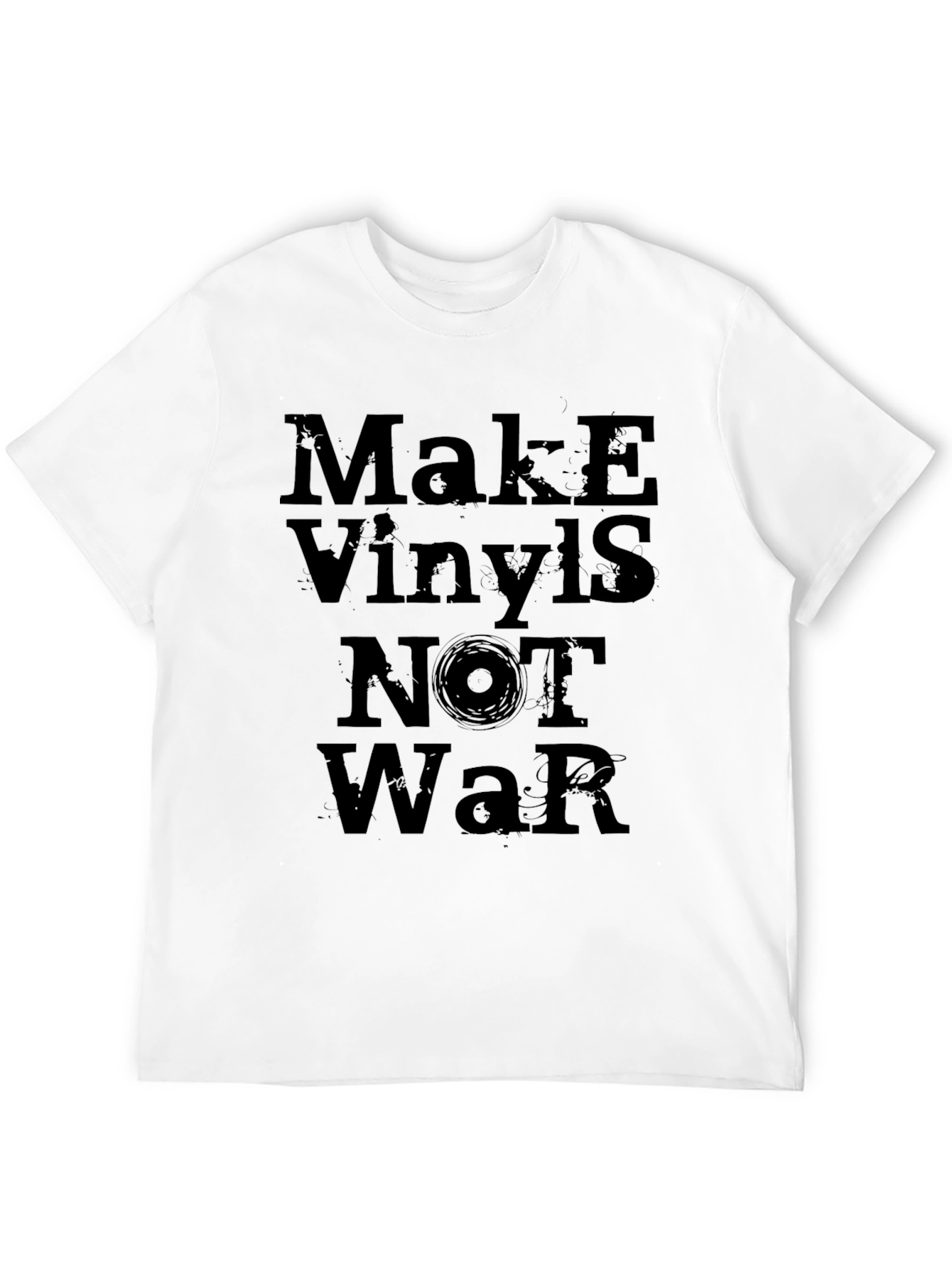 Make Vinyls Not War Graphic T-Shirt