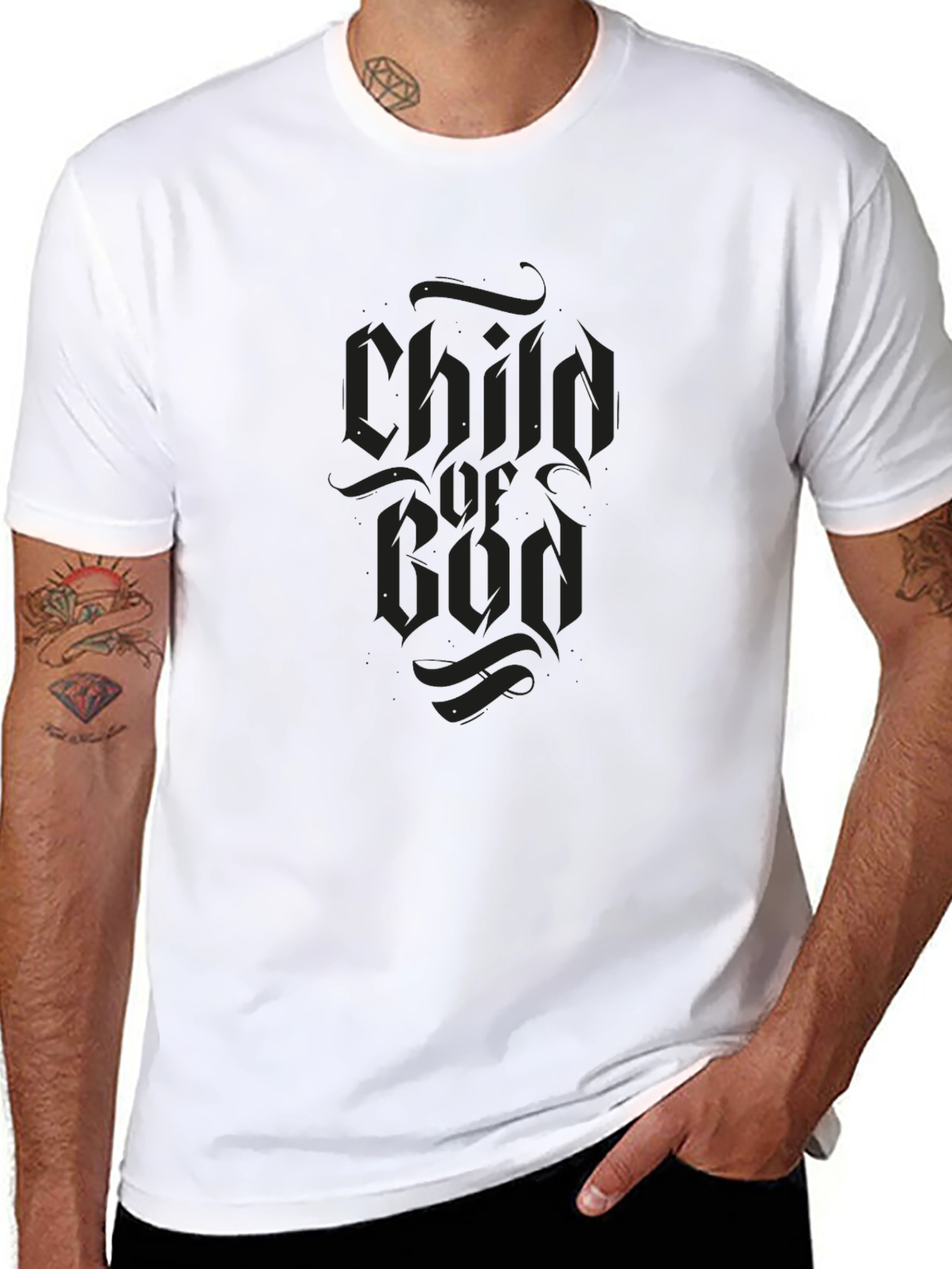 Child of God Black Graphic Tee