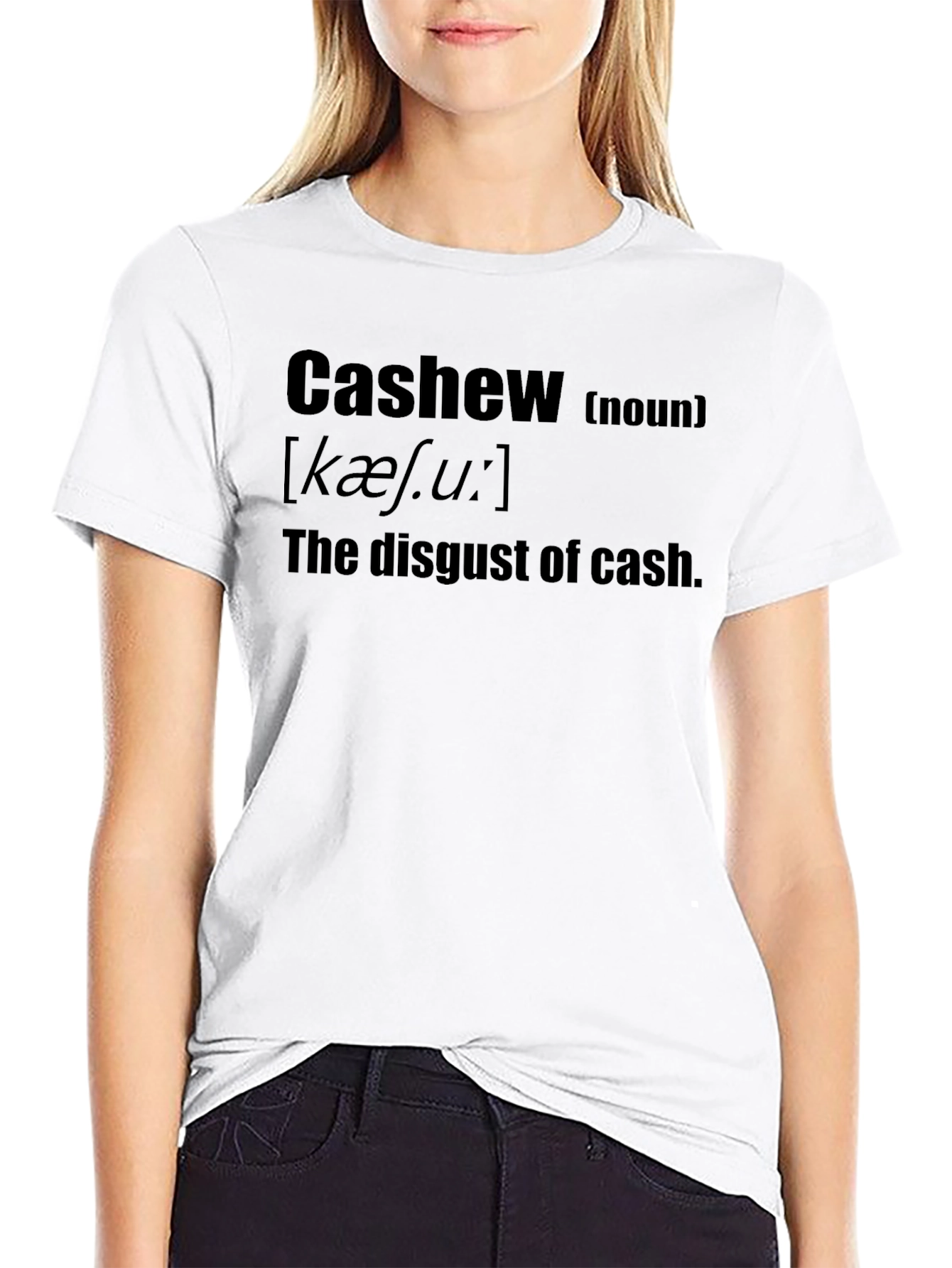 Cashew Definition Funny Sarcastic T-Shirt