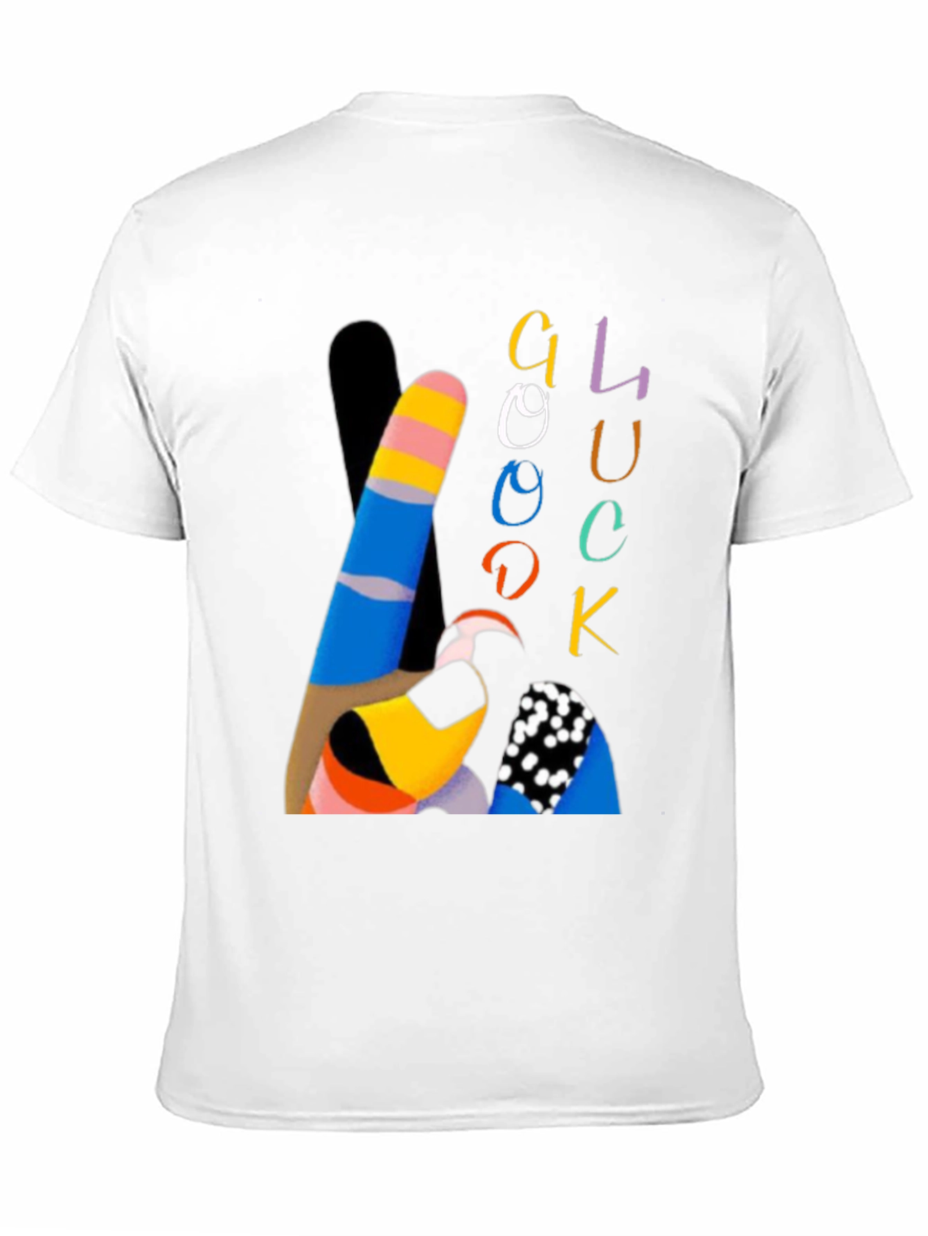 Good Luck Graphic Tee - Trendy Casual Wear
