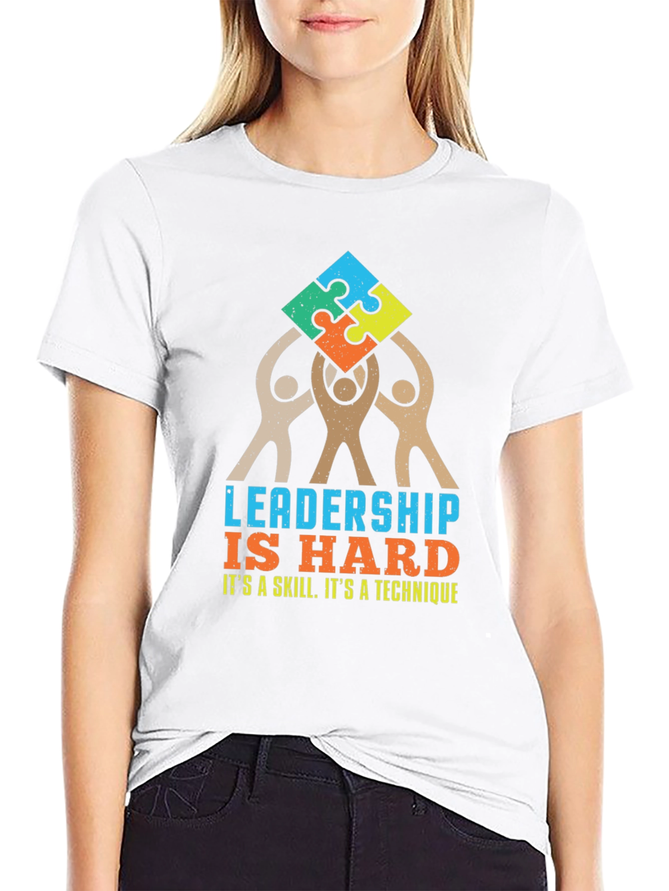 Leadership Puzzle T-Shirt: Hard Skill Tee