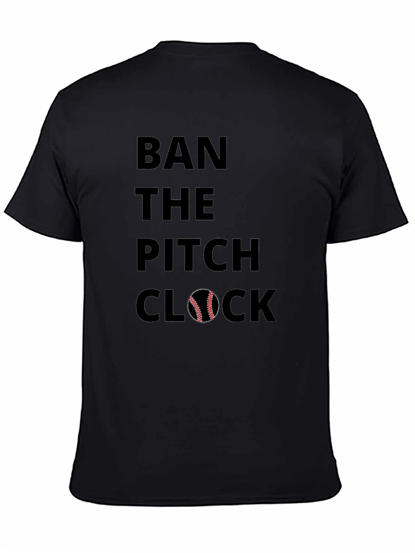 Ban The Pitch Clock T-Shirt | Baseball Tee