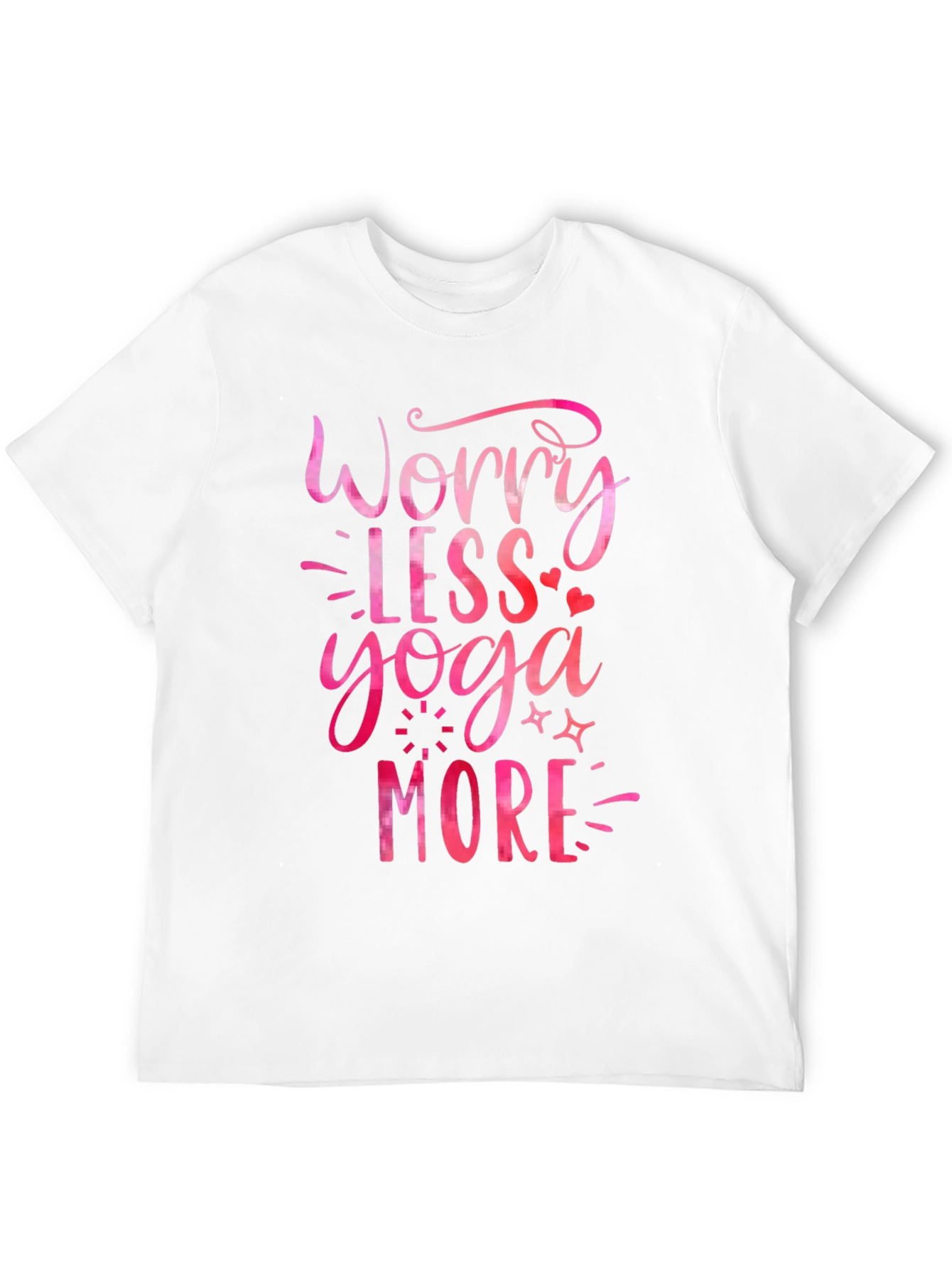 Worry Less Yoga More Graphic Tee
