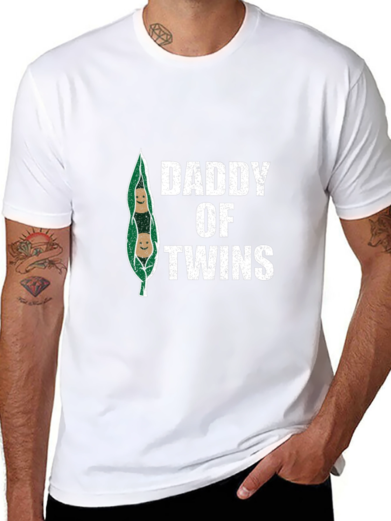 Daddy of Twins Graphic Tee