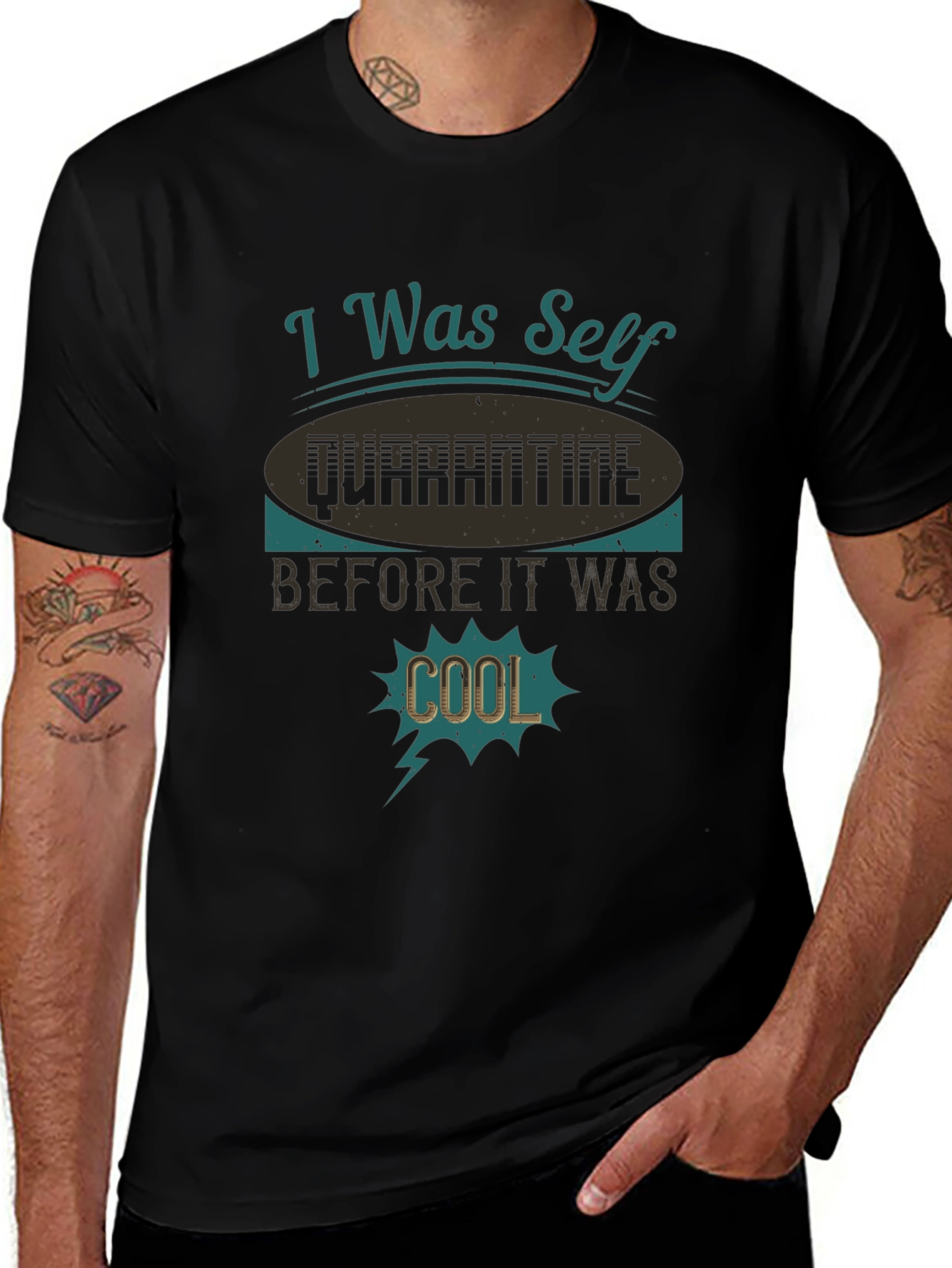 I Was Self Quarantine Cool T-Shirt