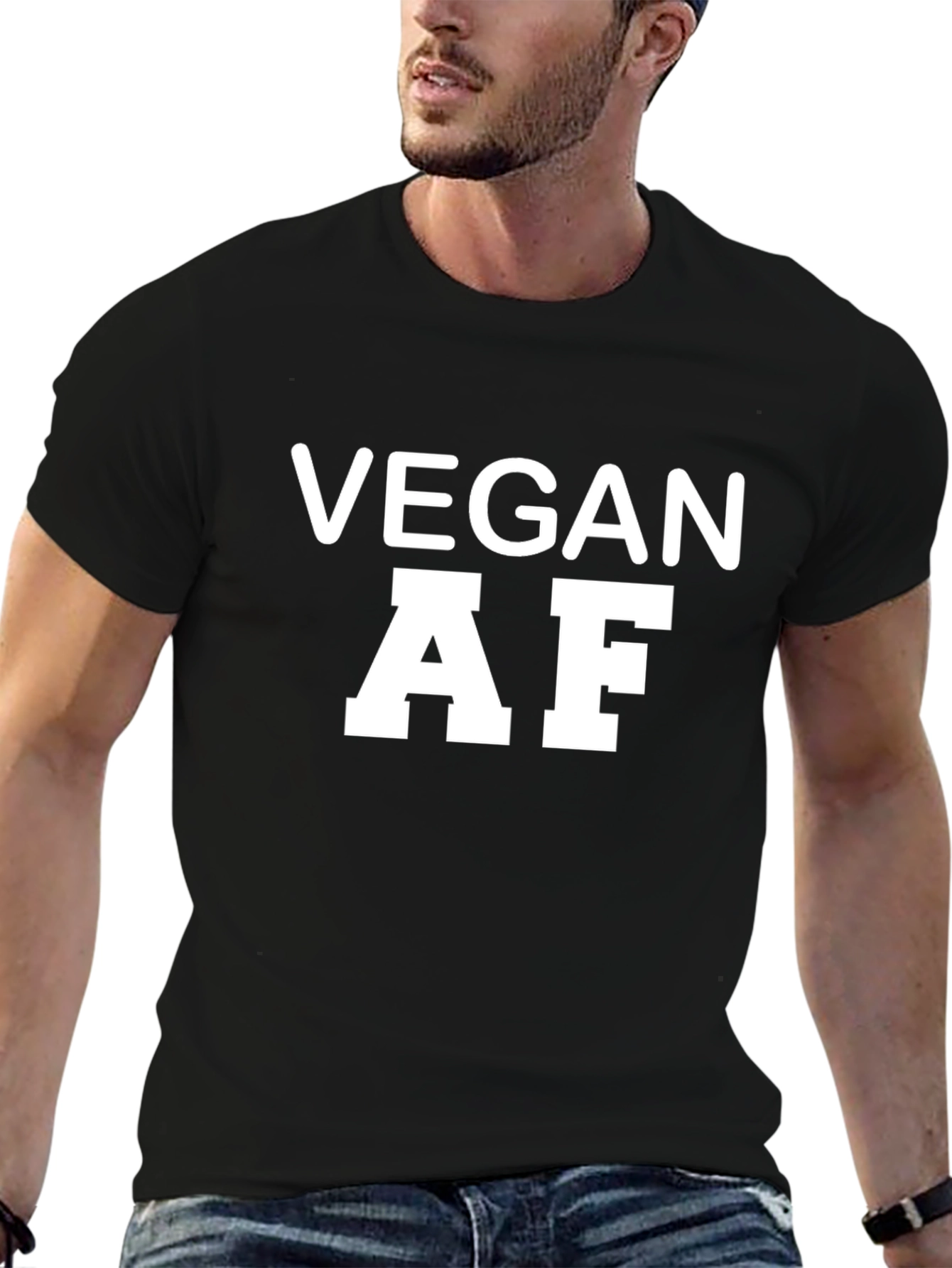 Vegan AF Graphic T-Shirt - Bold Statement Tee