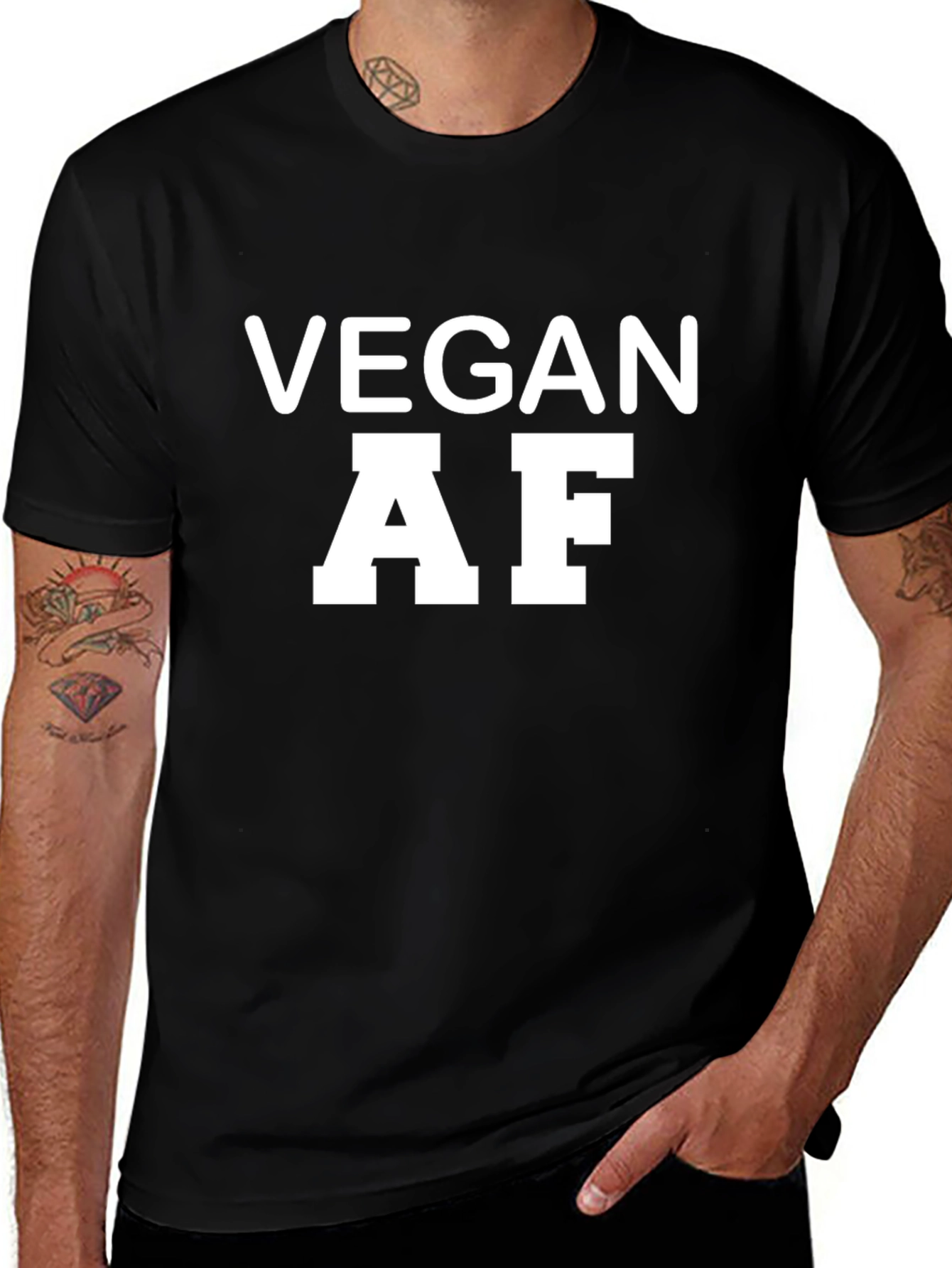 Vegan AF Graphic T-Shirt - Bold Statement Tee