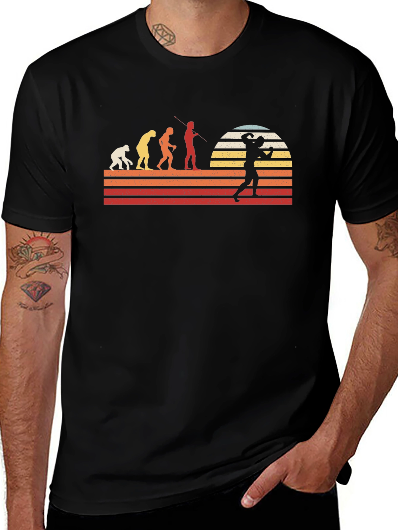 Retro Evolution Football T-Shirt