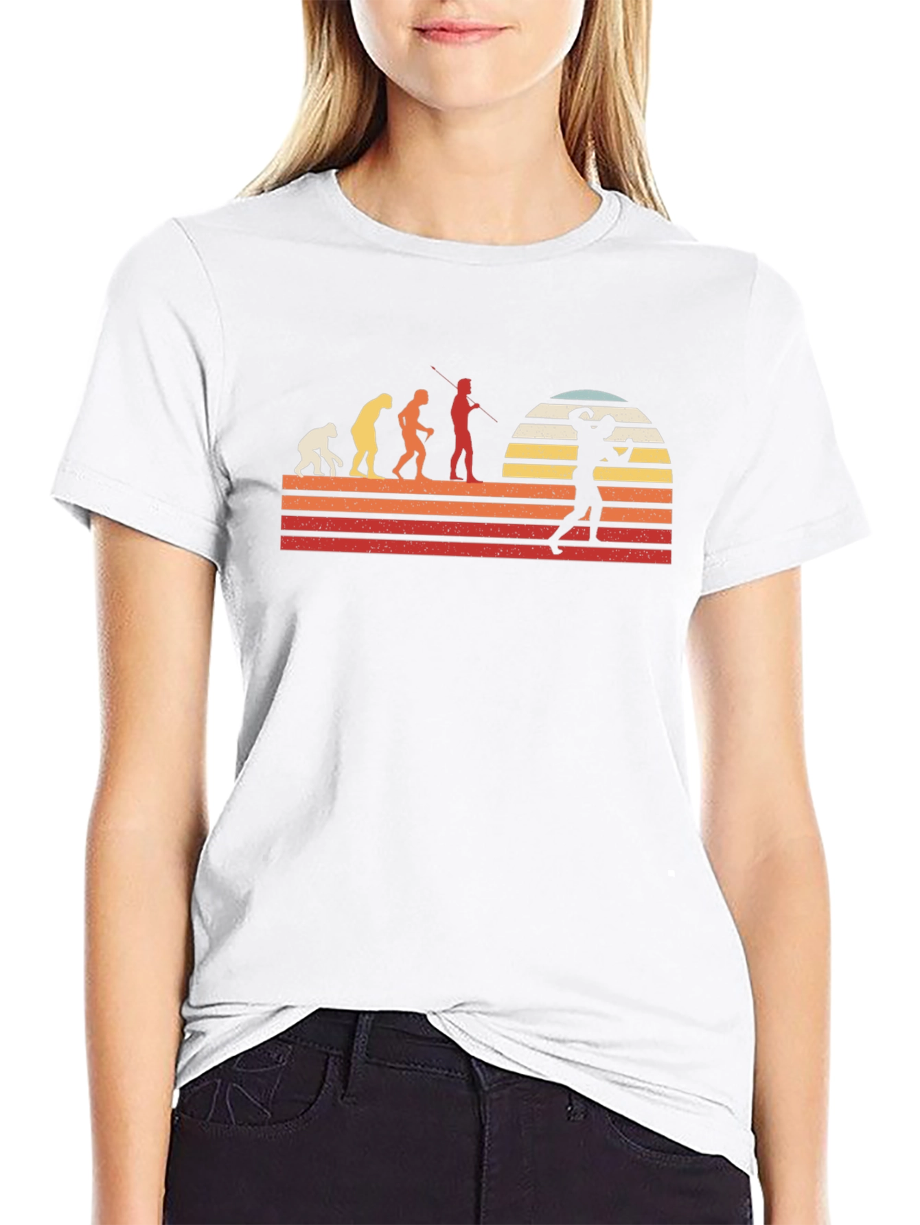 Retro Evolution Football T-Shirt