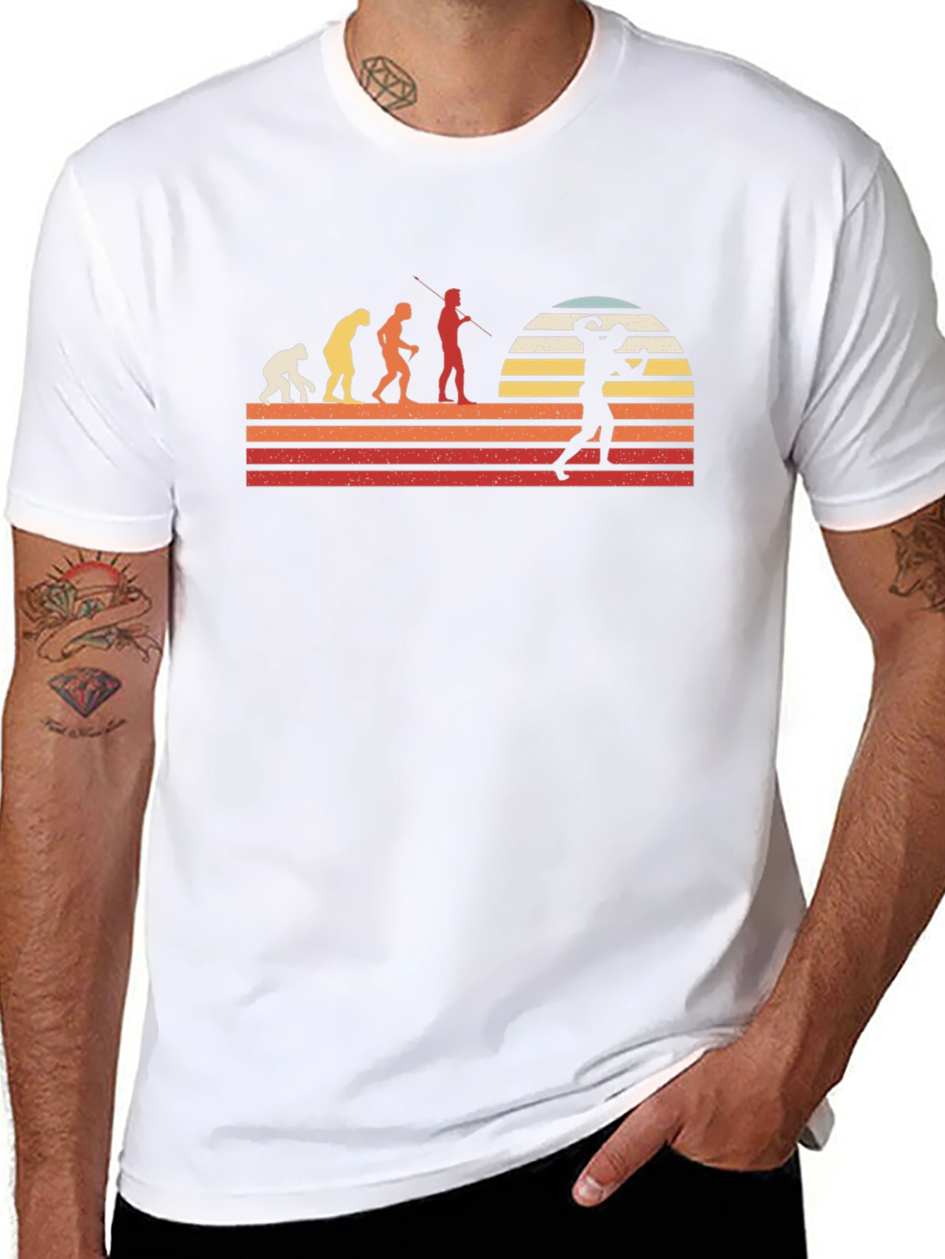 Retro Evolution Football T-Shirt