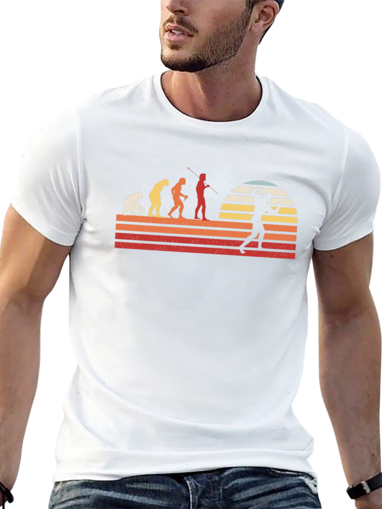 Retro Evolution Football T-Shirt
