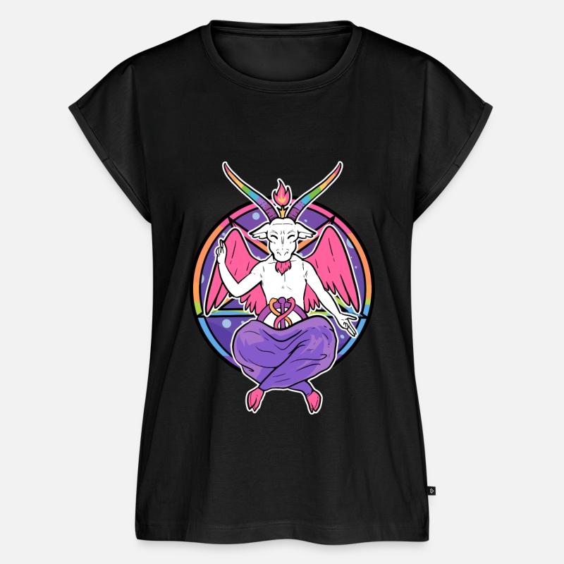 Baphomet Kawaii Rainbow Pastel Anime Horned Goat