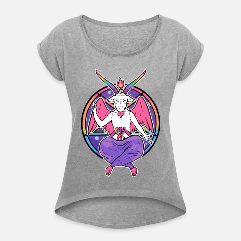 Baphomet Kawaii Rainbow Pastel Anime Horned Goat