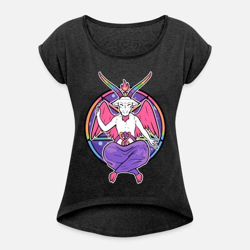 Baphomet Kawaii Rainbow Pastel Anime Horned Goat