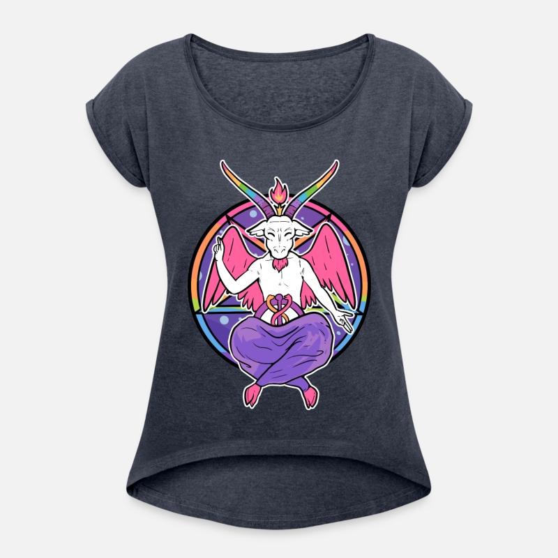Baphomet Kawaii Rainbow Pastel Anime Horned Goat