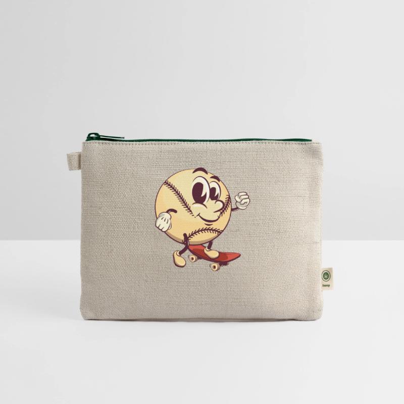 baseball cartoon playing skateboarding