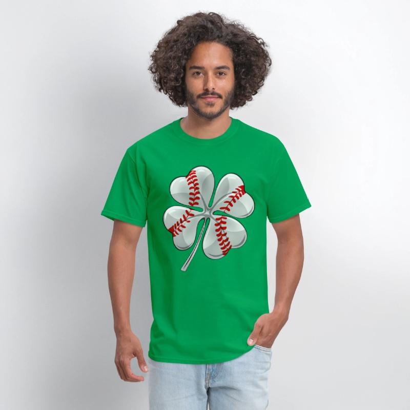 Baseball St Patrick's Day Shamrock