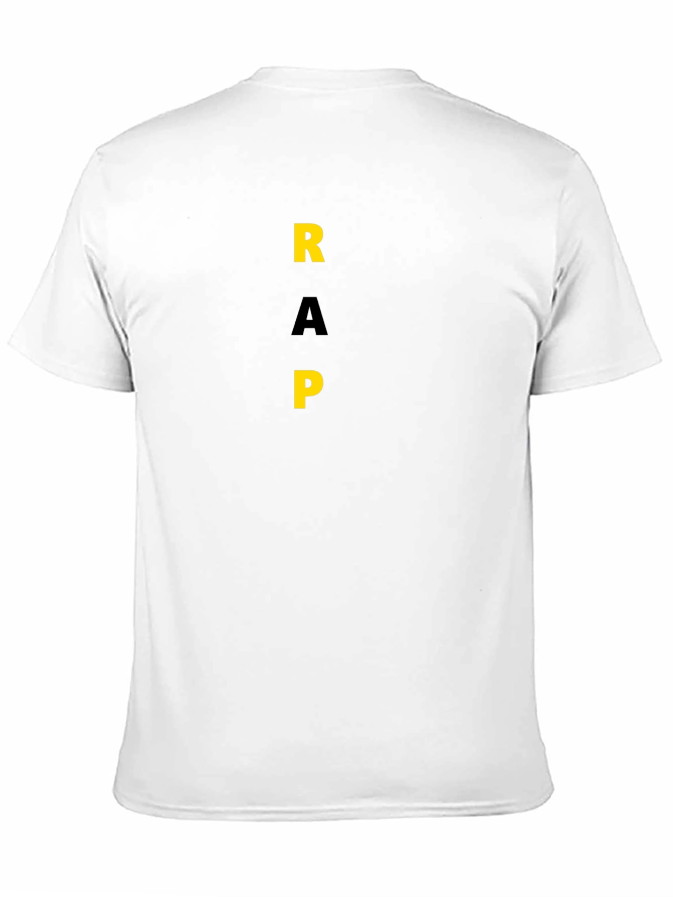 Bold RAP Graphic Tee - Stylish Black T-Shirt