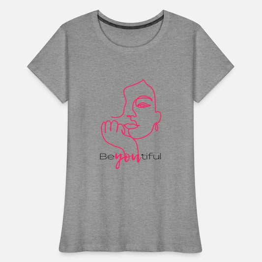 Be You Beautiful Feminine T Shirt Design