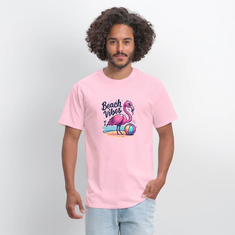 Beach Vibes A Whimsical Flamingo s Paradise